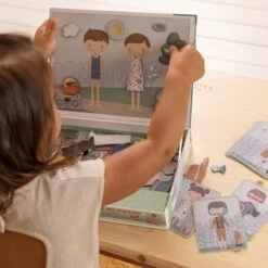 Little Dutch Magnetic Playboard - Jim & Rosa -Little Dutch 0014054 little dutch jim rosa magnetic puzzle andere 1 1