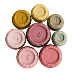 Little Dutch Stacking Cups - Pink 9 Little Dutch Stacking Cups - Pink -Little Dutch 0016482 stapelbekers roze