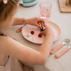 Little Dutch Mepal Children Cutlery Set - Flowers & Butterflies -Little Dutch 0018106 little dutch childrens cutlery set flowers butterflies flowers butterflies 1