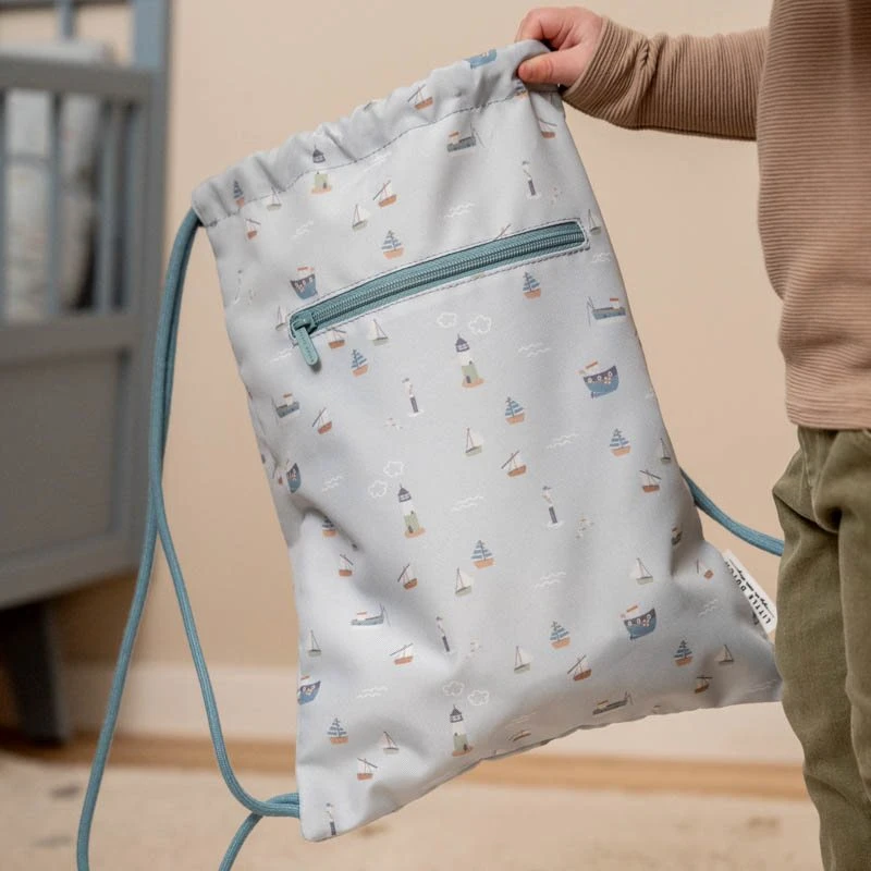 Little Dutch Gym Bag - Sailors Bay Blue 2 Little Dutch Gym Bag - Sailors Bay Blue - Image 2