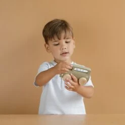 Little Dutch Wooden Toy Van - Olive -Little Dutch LD7002 Van 5