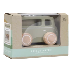 Little Dutch Wooden Toy Van - Olive -Little Dutch LD7002BusOlive 2