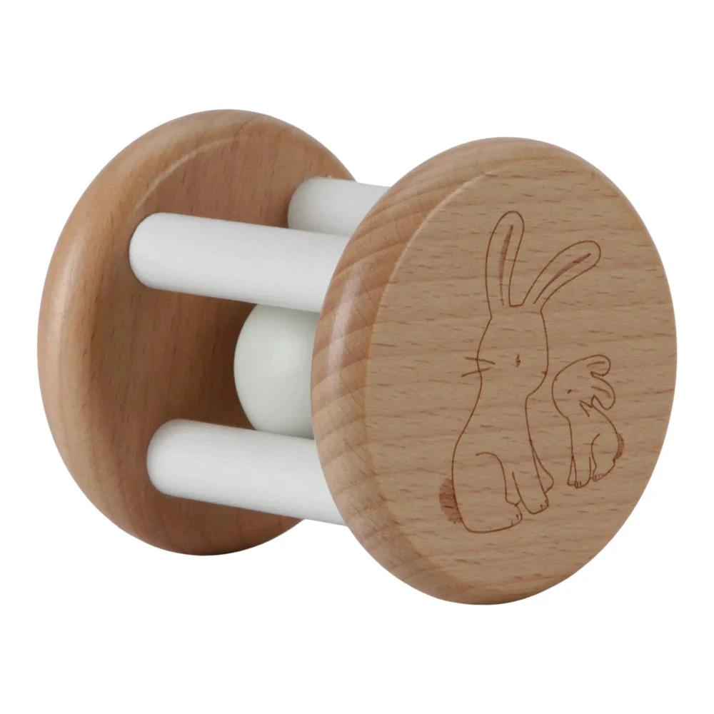 Little Dutch Roller Rattle - Baby Bunny 1 Little Dutch Roller Rattle - Baby Bunny