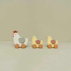 Little Dutch Pull Along Chickens 7 Little Dutch Pull Along Chickens -Little Dutch LDCHICKENPULL2