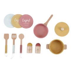 Little Dutch Kitchen - Mint -Little Dutch kitchen pans and tools
