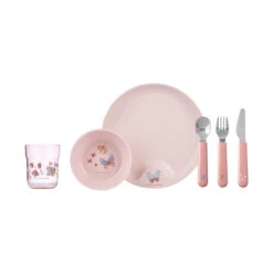 Little Dutch Mepal Dinnerware Set (6 Pcs) - Flowers & Butterflies