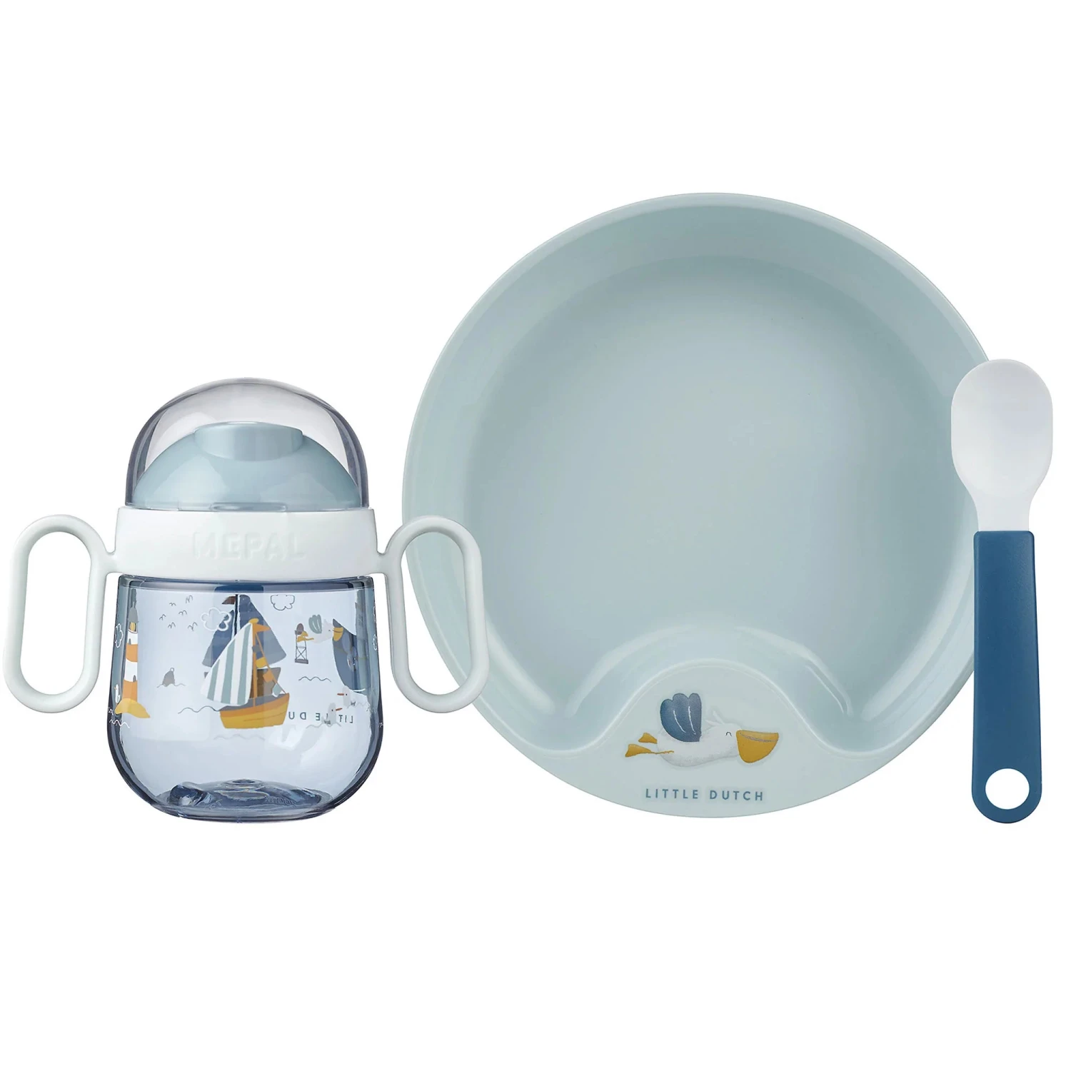 Little Dutch Mepal Baby Dinnerware Set - Sailors Bay 1 Little Dutch Mepal Baby Dinnerware Set - Sailors Bay