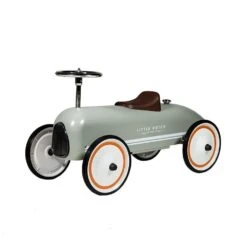 Little Dutch Retro Roller Ride On Car - Olive Green