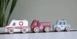 Little Dutch Wooden Emergency Services Vehicles -Little Dutch little dutch wooden emergency services vehicles 322422